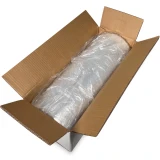 Case of 21x4x38 .5 Mil Clear Plastic Garment Bags and Dry Cleaning Bags on Rolls for Slacks and Shirts