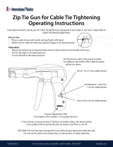 Cable Tie Gun and Trimmer Opertaing Instructions