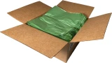 Green T-Shirt Bag 11.5 x 6.5 x 21 Case