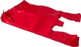 Red T-Shirt Bag 11.5 x 6.5 x 21 100 Bags