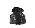 56 Gallon Black Repro Trash Bags - 2 Mil