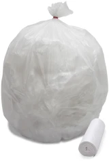 Webster Ultra Plus 40-45 Gallon Trash Bags Clear 436154