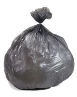 Dualplex 55 Gallon Black Trash Bags 2 Mill Garbage Bag 30 Bags per Case 36 x 52