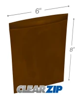 6 x 8 Zip Lock Freezer Bags 4 Mil ClearZip - 1000 Case