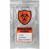 Formalin Storage Bags, Zip-Close Biohazard Specimen Bags, 3 mil, Saranex®,  12 x 12, case/1000