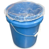 5 Gallon 4 mil Round Bottom Pail Liner - 19 x 22