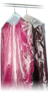 20 Pack Garment Bags for Hanging Clothes Plastic Garment Bags Clear Clothes  Covers Dry Cleaner Bags Hanging Dust-proof Garment Bags for Dry Cleaner