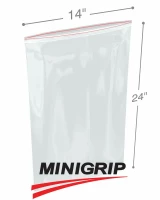 Ziploc Slide Seal Reclosable Bag 7-7/16 x 7, 2.6 mil, Clear, Pk38 314444