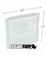 Pack of 50 Slider Zipper Bags 16 x 16 Clear Poly Bags 16x16 Thickness 3 Mil  Polyethylene Storage Bags for Packing Plastic Bags for Industrial Food  Service Health, Wholesale Price 