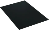 48 in. x 96 in. x 0.157 in. Black Corrugated Plastic Sheet (10-Pack)