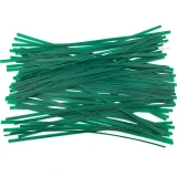 Plastic Pre-Cut Twist Ties - 5, Green S-3810G - Uline