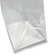 Side Gusset of 6.75 x 4.75 x 8.5 Polypropylene Bag with Handles