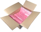 Case of 13x18 4 Mil pink anti static locking bags