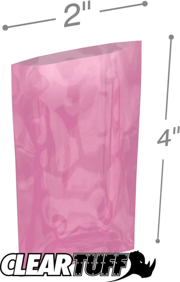 2 x 4 2 mil Anti-Static Poly Bags
