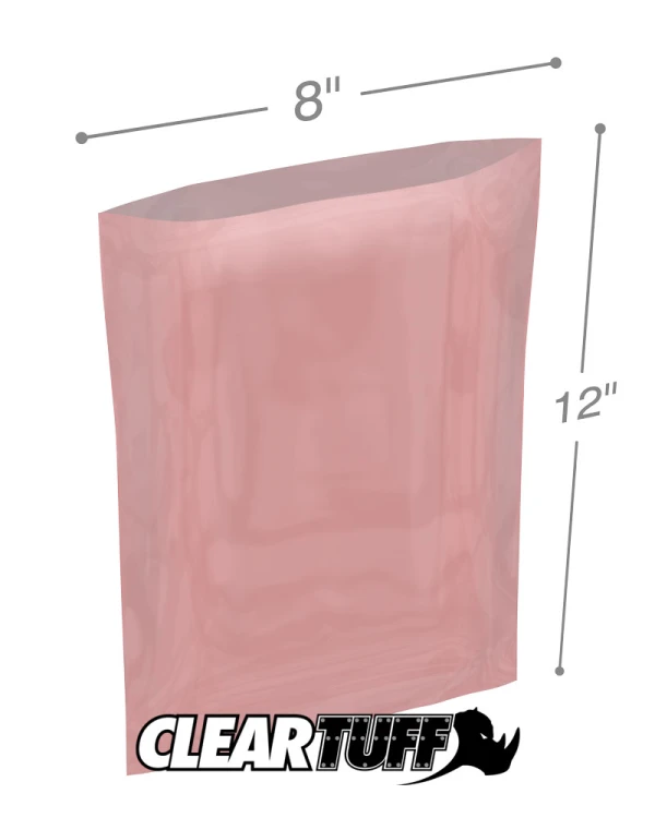 8x12 4mil Antistatic Poly Bags