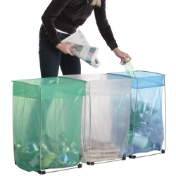 Regular Size Bag Buddy and Large Bag Buddy Holders in the Ourdoors