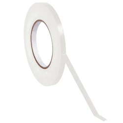 White Bag Tape 3/8" x 180 yd 2.4 Mil