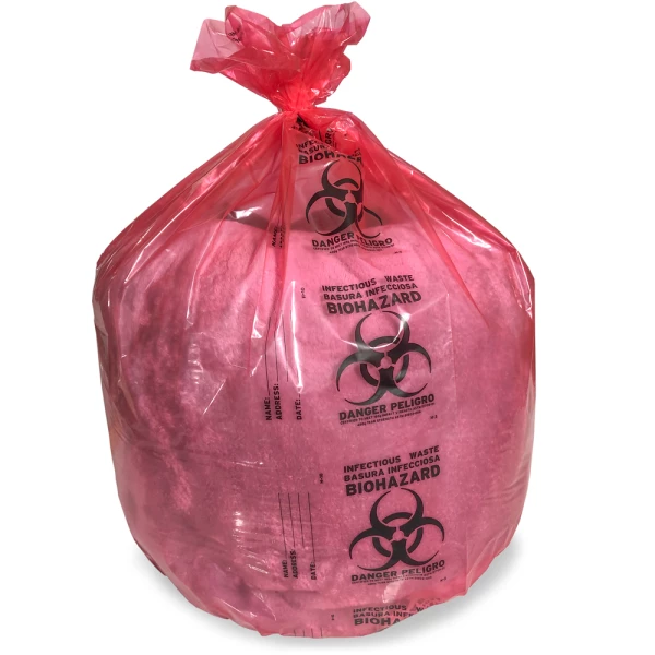 Red Disposable Garbage Bag