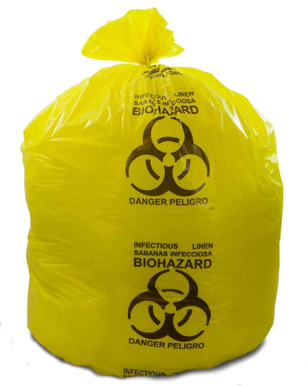 TG Mall HDPE Yellow Garbage Bags Trash Bags with Lemon Scent