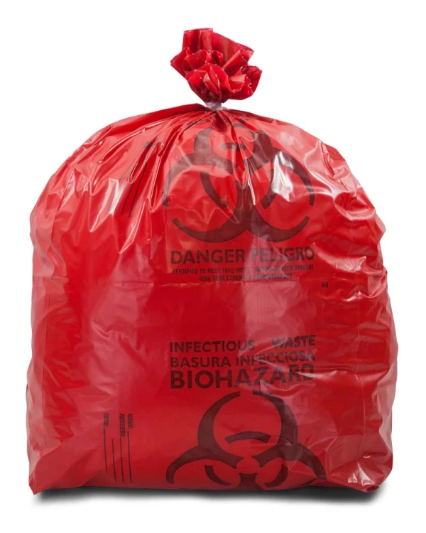 Red Trash Bags and Red Garbage Bags