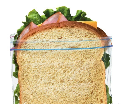 Hefty One Zip Sandwich Bag, Plastic Bags