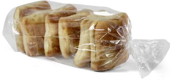 10 x 16 + 4 1 mil Plastic Bread Bags on Wicket