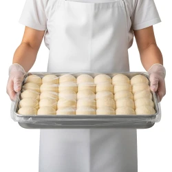 Plastic Bun Pan Bags 21" x 6" x 35" 0.75 mil