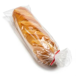 4" x 2" x 12" 1 Mil Poly Bakery Bread Bags