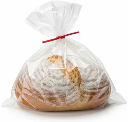 4" x 2" x 8" 1 Mil  Poly Bakery Bread Bags