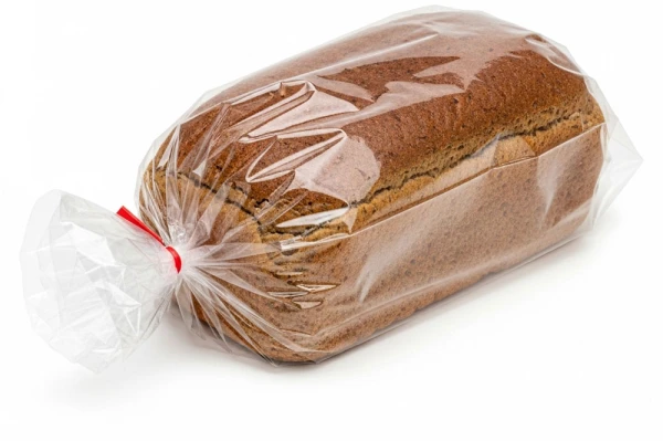 5.5 x 4.75 x 19 Gusseted 1 Mil Plastic Bakery Bread Bags