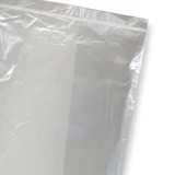 Bottom Seal of 8 x 3 x 15 Gusseted .65 Mil Plastic Bakery Bread Bags