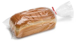 8" x 4" x 18" .65 Mil Poly Bakery Bread Bags