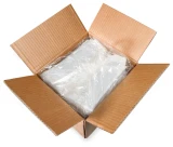 8 x 4 x 18 Gusseted 1 Mil Plastic Bakery Bread Bags Case