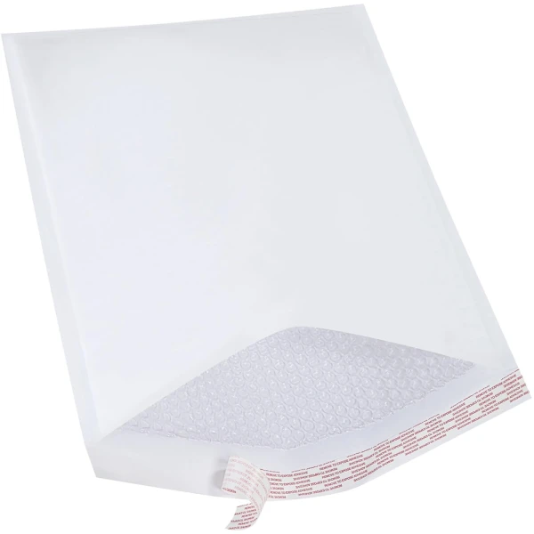 14.25x20 White Bubble Mailing Envelopes 25/Case