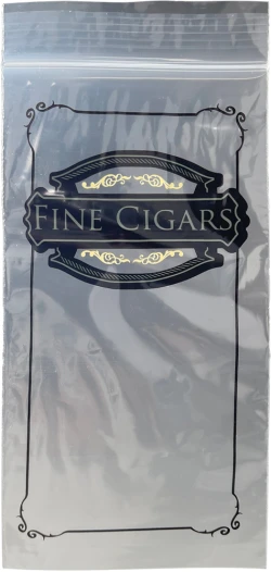 4" x 8" 2 mil Zipper Lock Cigar Bags