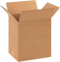 11.25" x 8.75" x 12-10-8-6 " Multi-Depth Cardboard Boxes