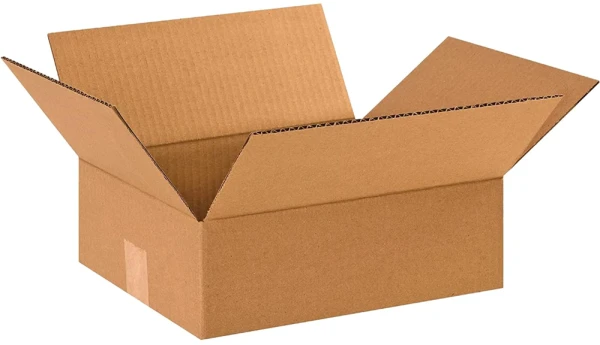 12 x 10 x 4 Corrugated Flat Boxes