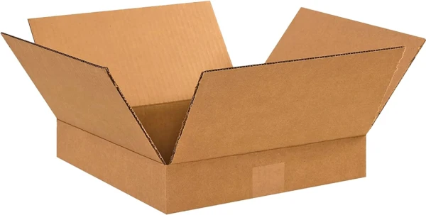 12 x 12 x 2 Corrugated Flat Boxes