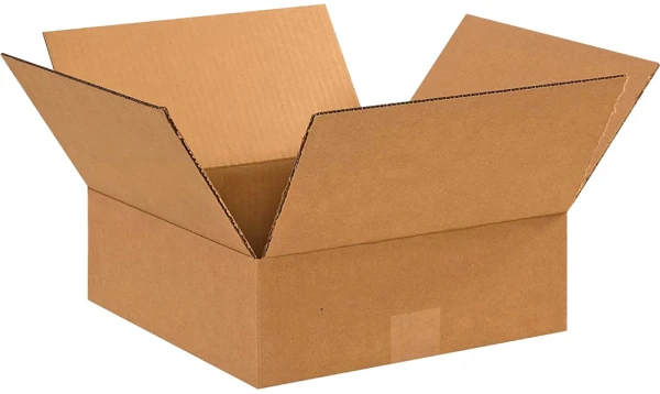 12 x 12 x 4 Corrugated Flat Boxes