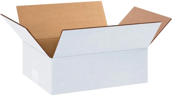 White 12 x 9 x 4 Cardboard Boxes