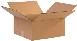 12.5" x 12.5" x 6" Flat Cardboard Boxes