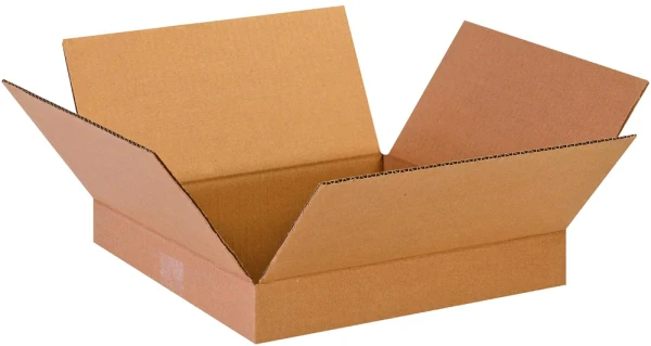 13 x 13 x 2 Corrugated Flat Boxes