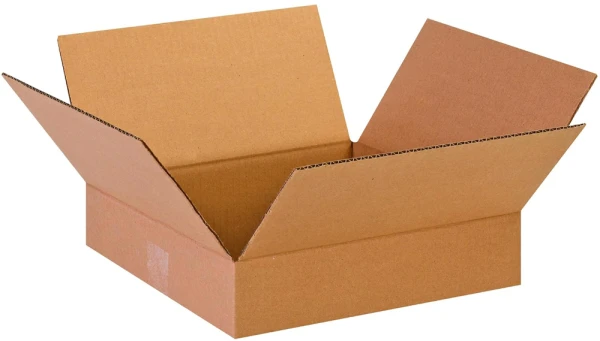 13 x 13 x 3 Corrugated Flat Boxes