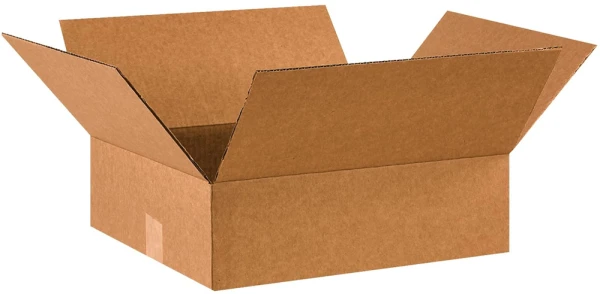 14 x 12 x 3 Corrugated Flat Boxes