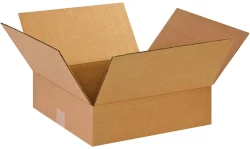 14" x 14" x 4" Flat Cardboard Boxes