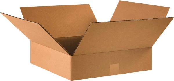 16 x 16 x 4 Corrugated Flat Boxes