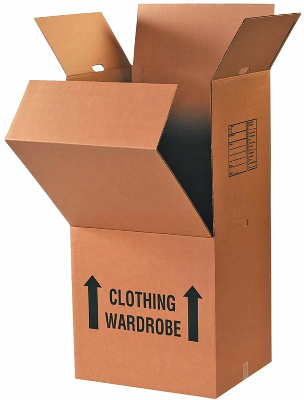 Wardrobe on sale packing boxes