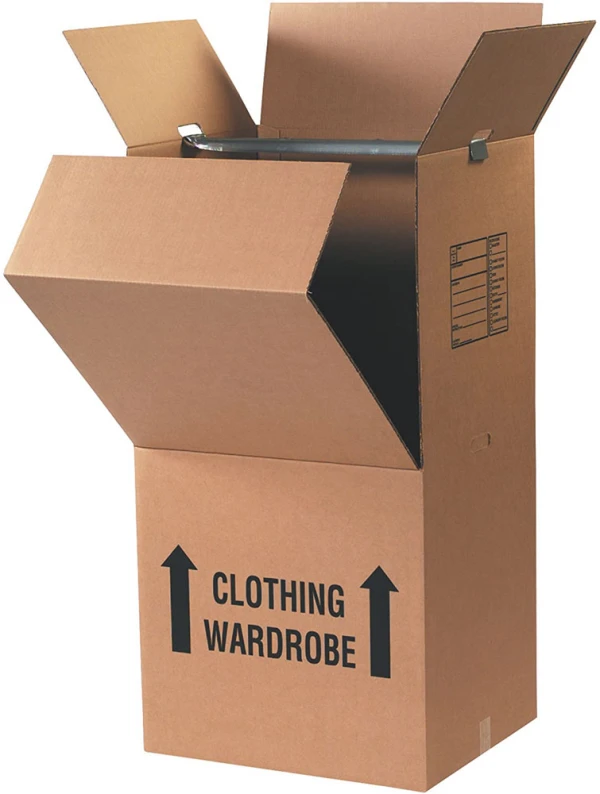20x20x45 combo wardrobe boxes & bar