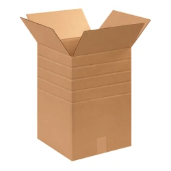 24" x 24" x 24-22-20-18" Multi-Depth Cardboard Boxes
