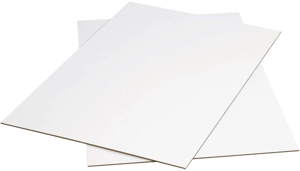 White 24 x  36 Super Heavy Duty Corrugated Sheet